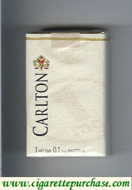 Carlton 1mg tar cigarettes soft box